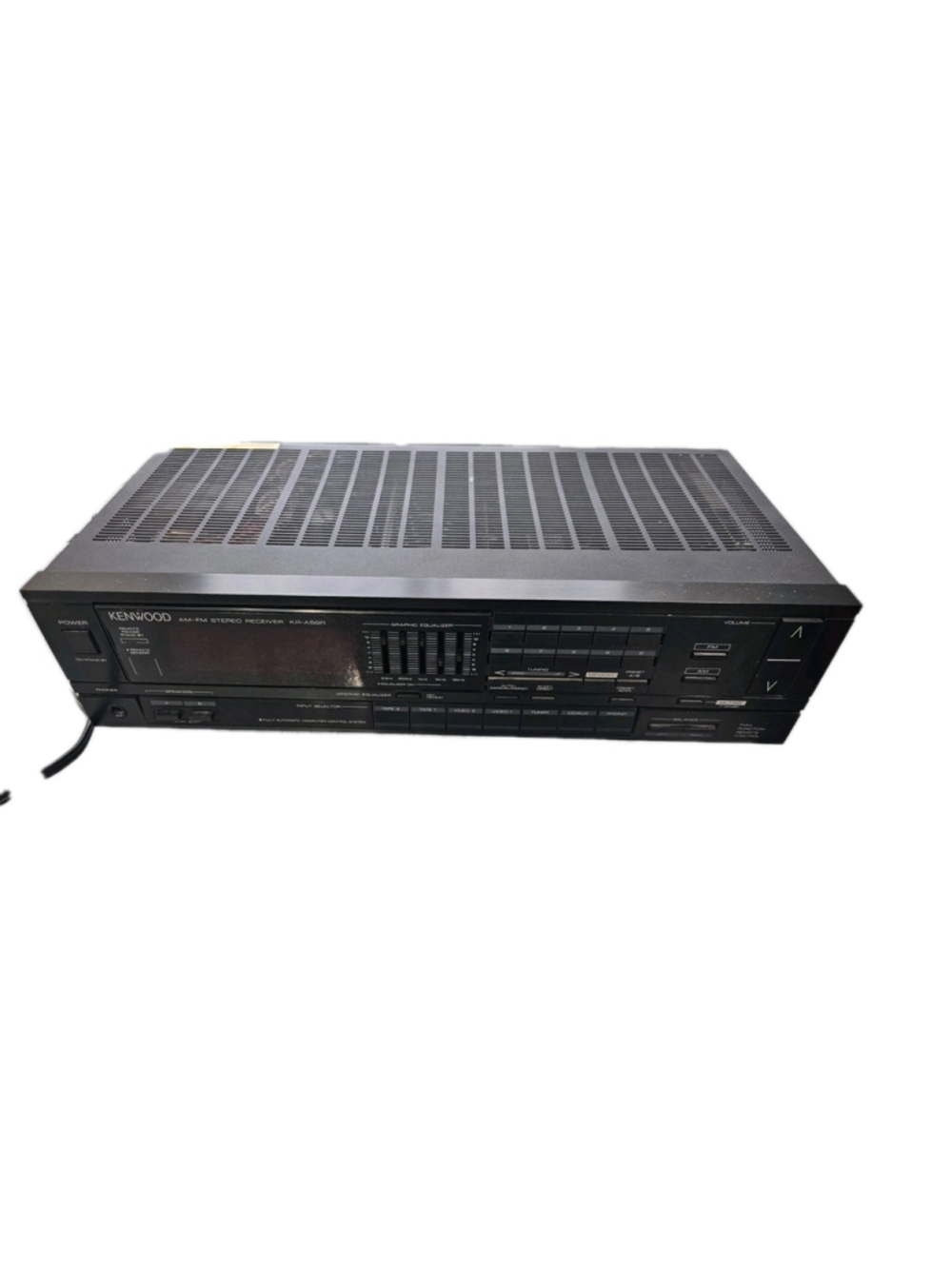 Vtg Kenwood KR-6160 Solid State AM-FM Stereo Tuner Amplifier Receiver, Tested